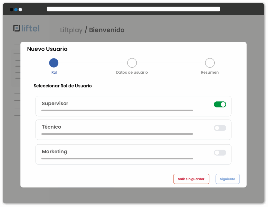 Roles Liftplay Cloud